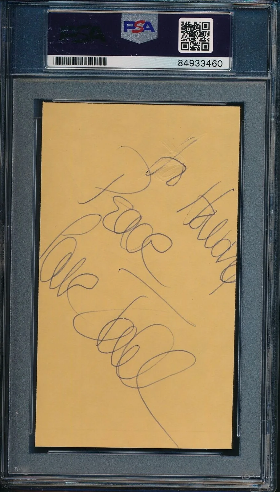 Elizabeth Taylor Signed/Autographed 3x5 Index Card Actress PSA/DNA 179454, изображение 2