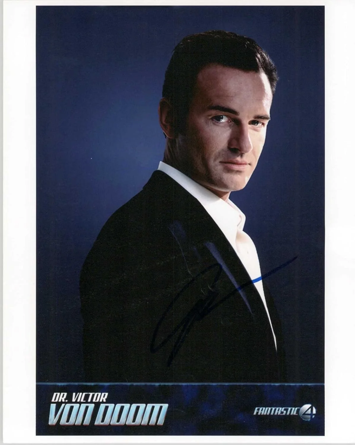 Julian McMahon — Julian McMahon (d. 2025) Signed Autographed "The Fantastic 4" Glossy 8x10 Photo