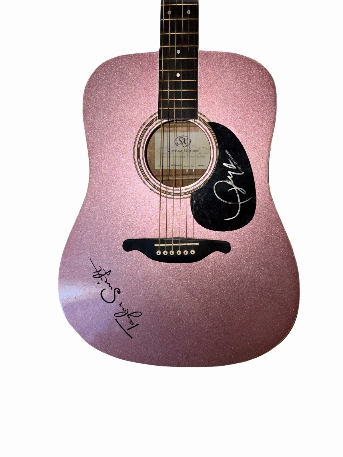 Taylor Swift Signed Full Size Acoustic Guitar, image 3