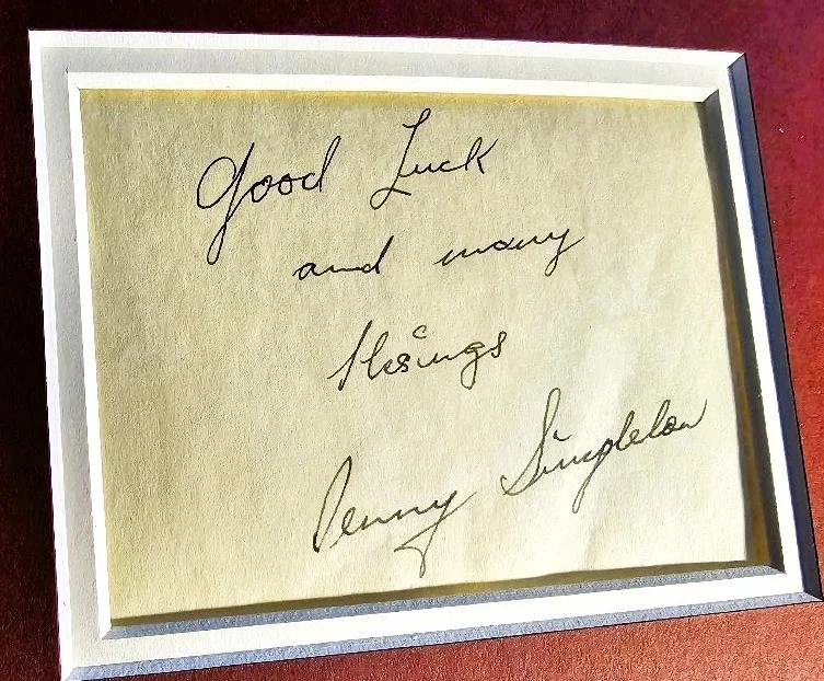 arthur lake, penny singleton — BLONDIE CAST SIGNED Penny Singleton & Arthur Lake 14x16 matted with COA unique, image 3