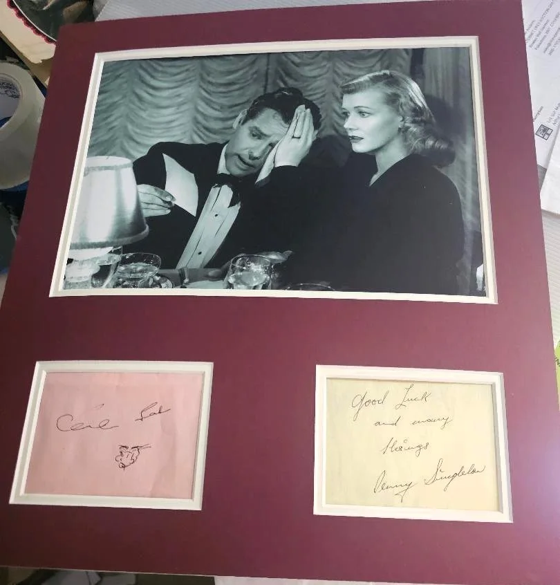 arthur lake, penny singleton — BLONDIE CAST SIGNED Penny Singleton & Arthur Lake 14x16 matted with COA unique, image 5