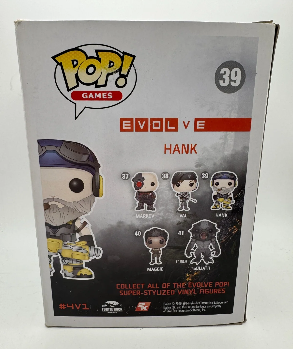 WILLIAM SALYERS — William Salyers HAND SIGNED FUNKO POP "Hank" EVOLVE #39 Autographed RARE!, image 3