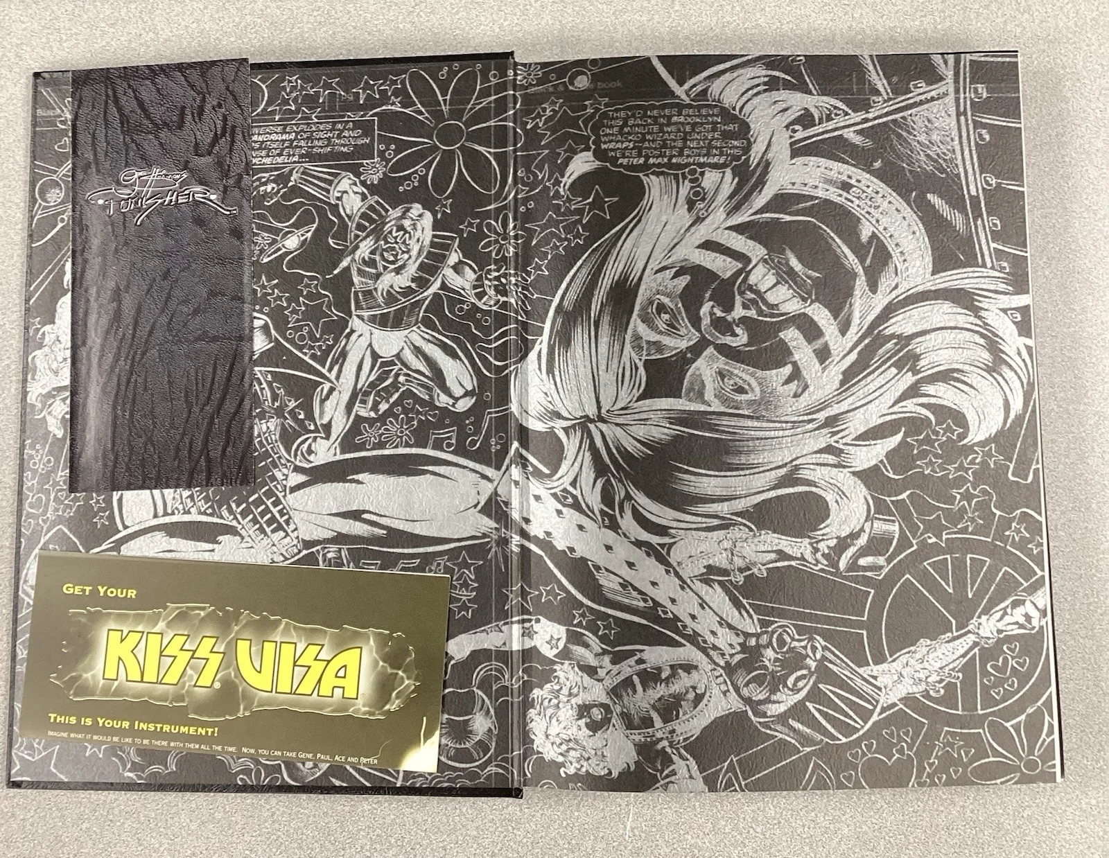 Kiss Signed Book Kisstory Original Lineup 4 Autographs HCB Music JSA LOA, изображение 5