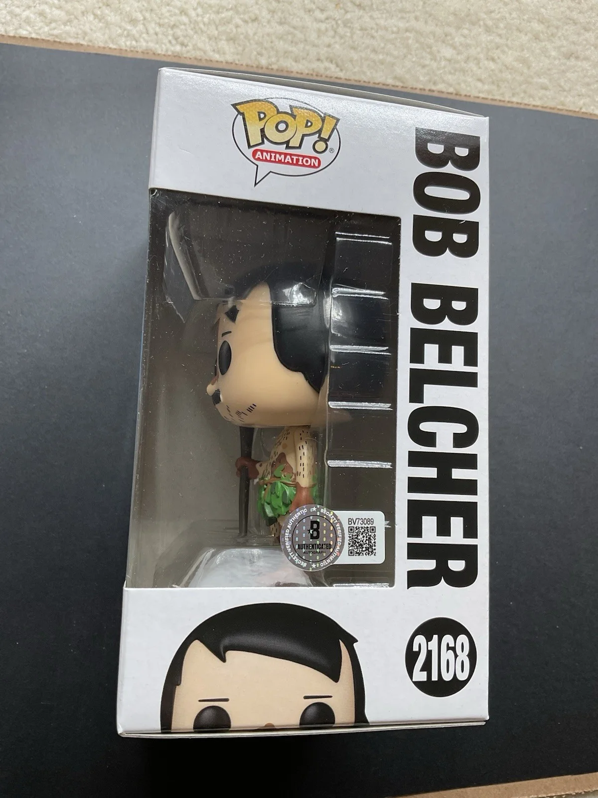 H Jon Benjamin — H Jon Benjamin signed Bobs Burgers Bob Belcher Funko Pop #2168 BAS Bob's Burgers, image 2