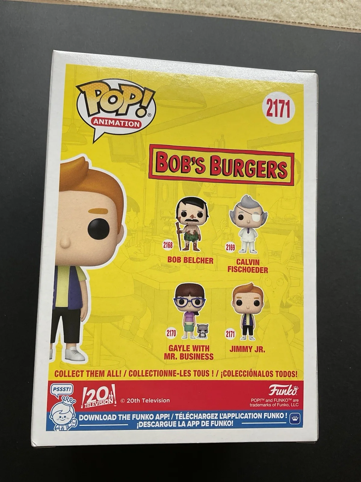 H Jon Benjamin — H Jon Benjamin signed Bobs Burgers Jimmy Jr. Funko Pop #2171 BAS Bob's Burgers, изображение 3