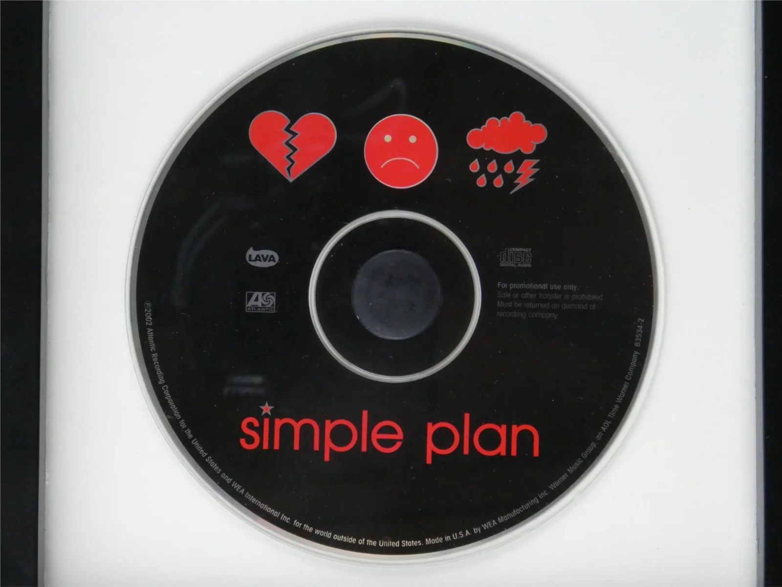 Simple Plan Signed CD Cover No Pads No Helmet Framed Display Bends, JSA COA, image 5
