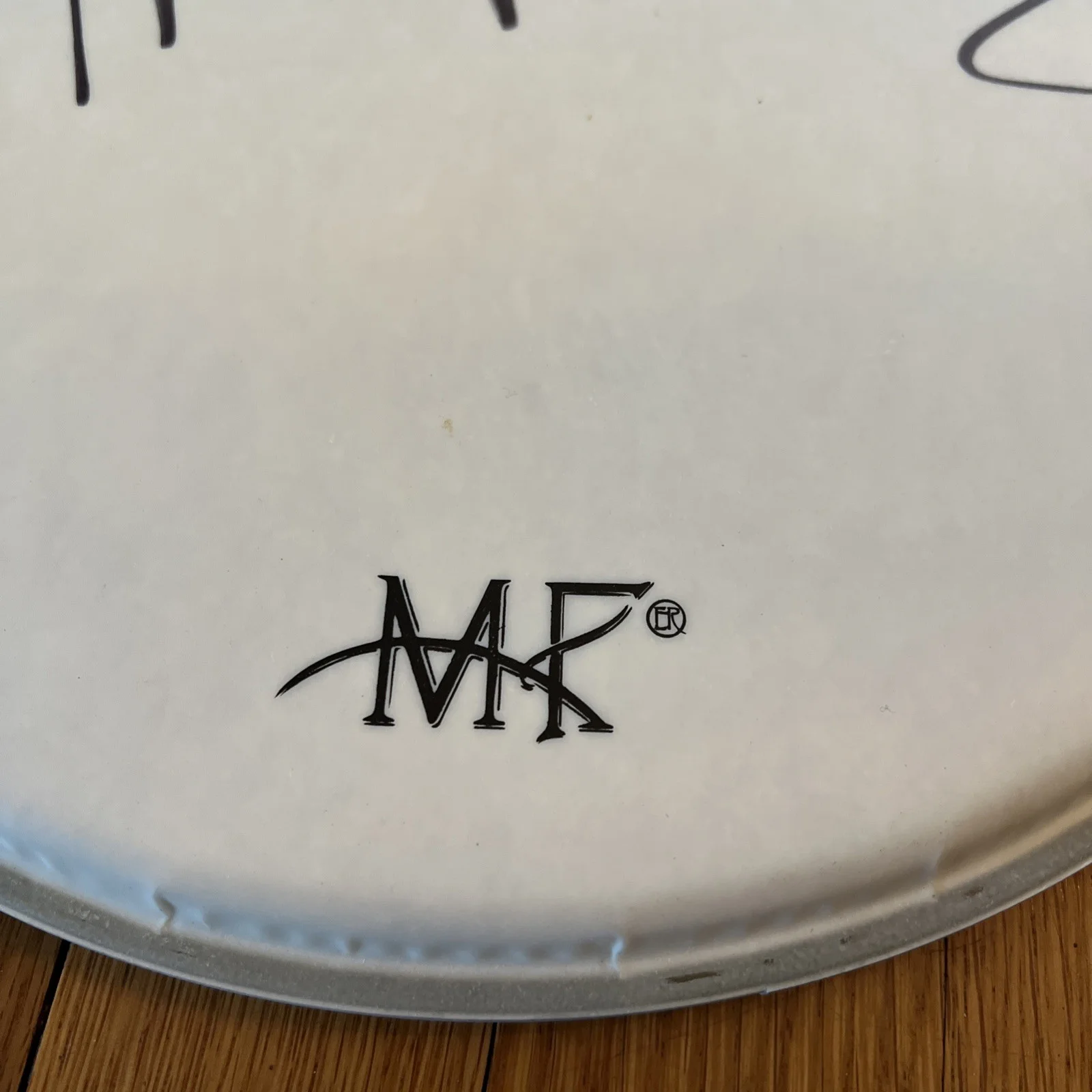 Mick Fleetwood — Mick Fleetwood Mac Signed Autograph Remo Drum Head Drumhead 12” No COA, image 2