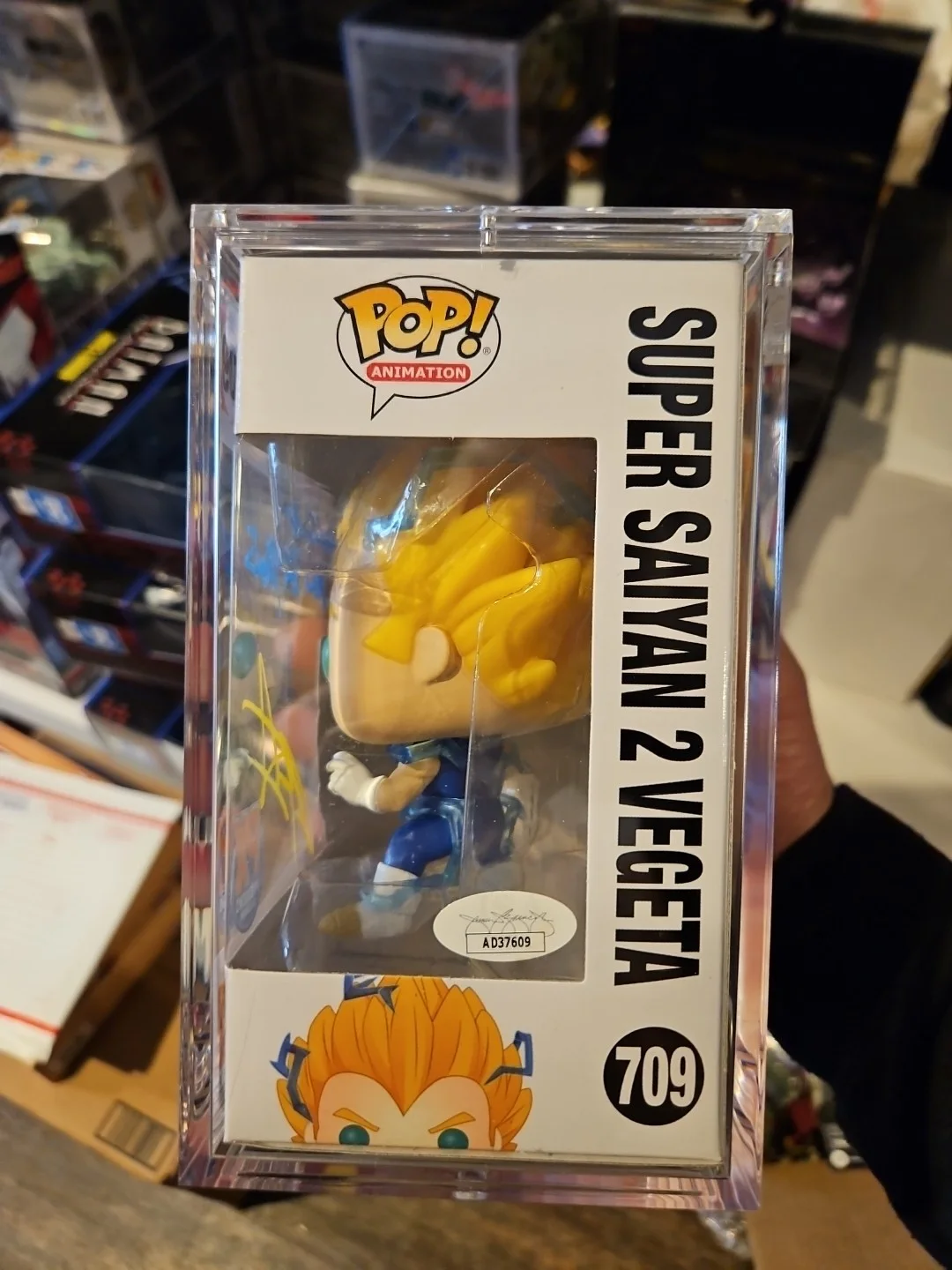 Chris Sabat — Chris Sabat Signed Autographed Dragon Ball Z PX Vegeta Funko JsA, image 2