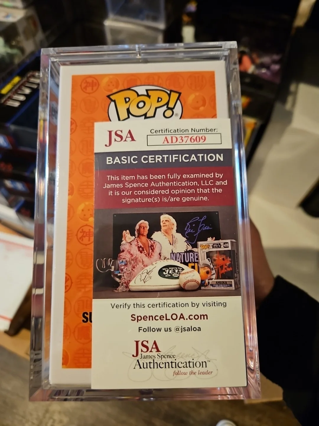 Chris Sabat — Chris Sabat Signed Autographed Dragon Ball Z PX Vegeta Funko JsA, image 4