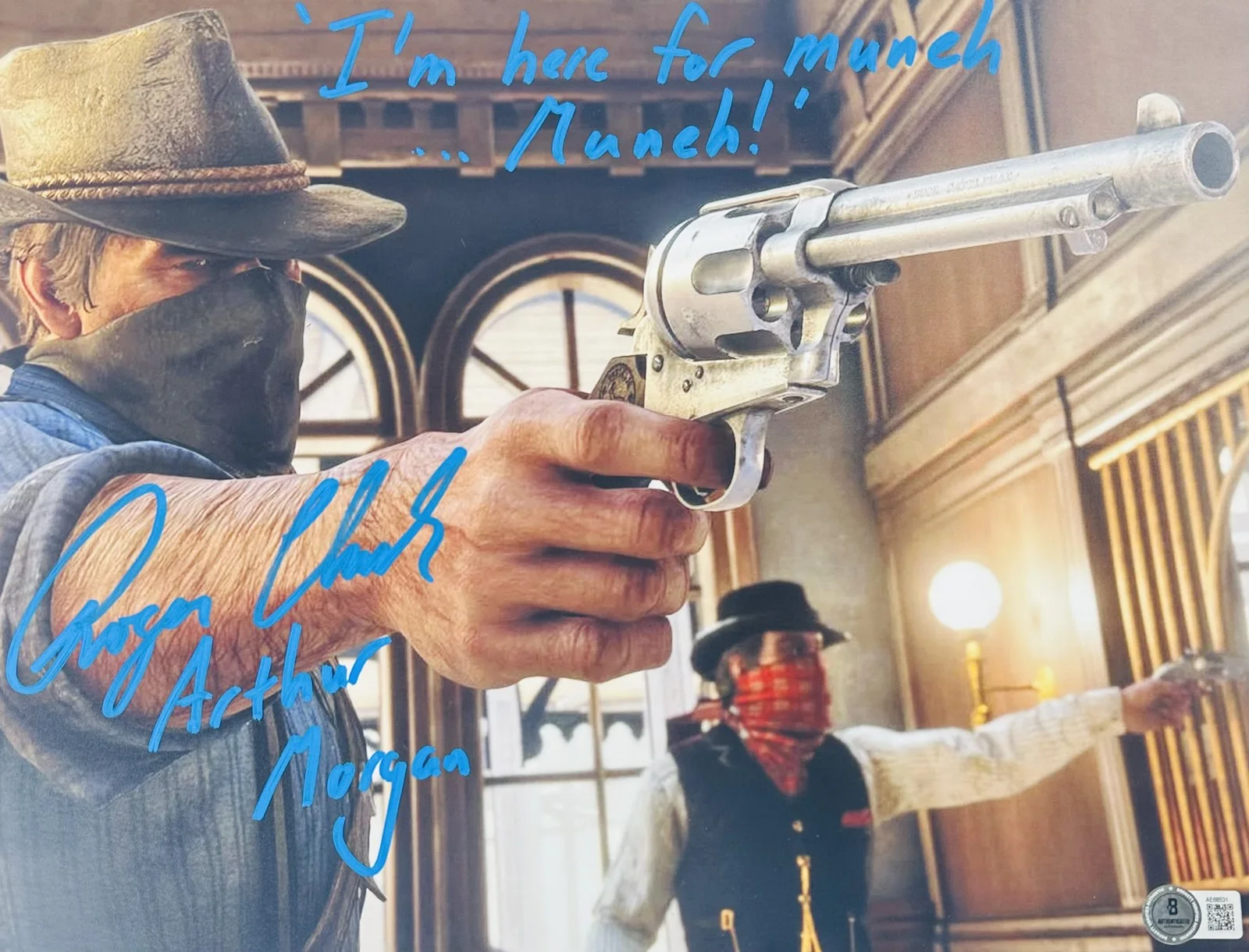 Roger Clark — Roger Clark signed 11x14 photo Red Dead Redemption Arthur Morgan autograph BAS 1