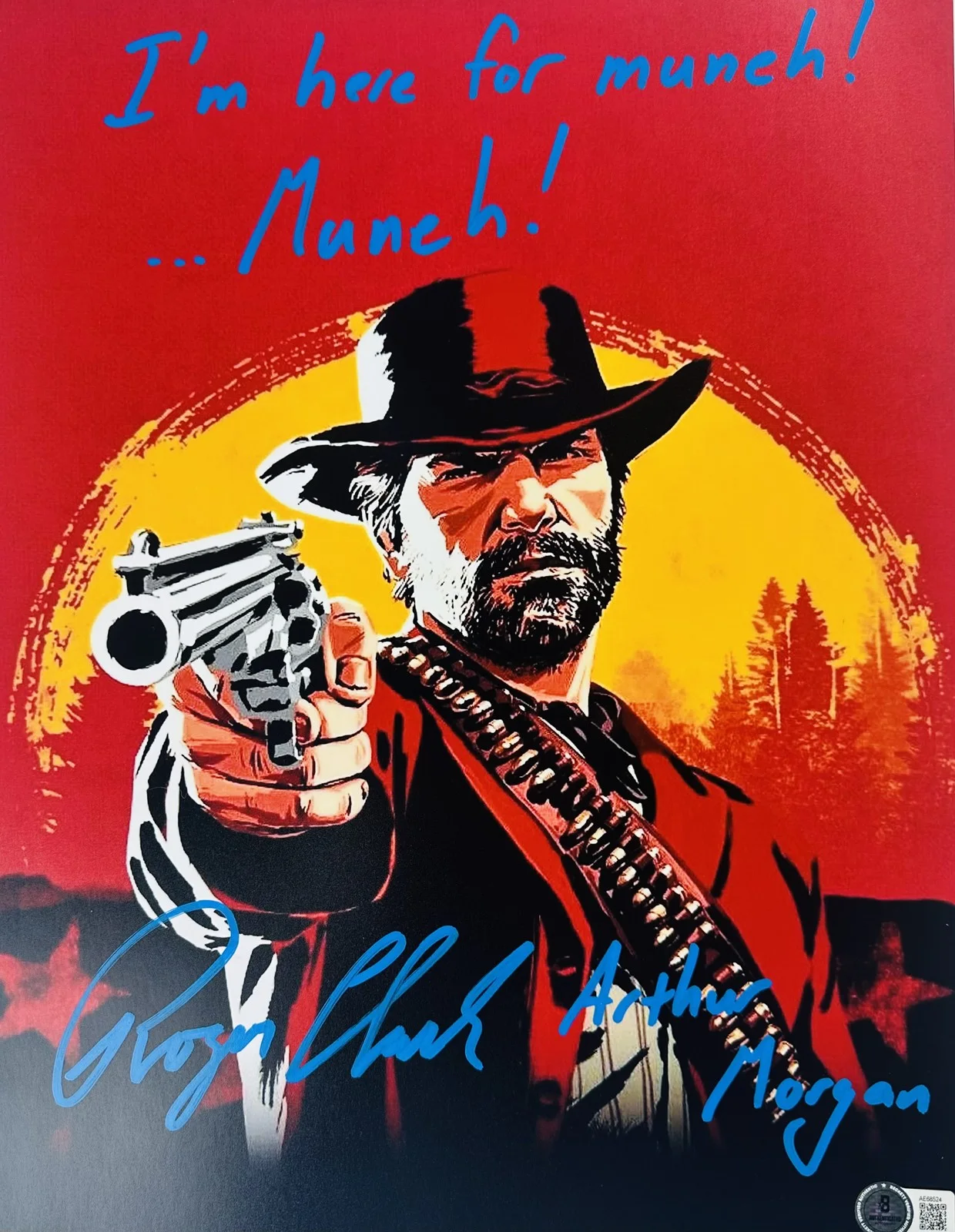Roger Clark — Roger Clark signed 11x14 photo Red Dead Redemption Arthur Morgan autograph BAS 4