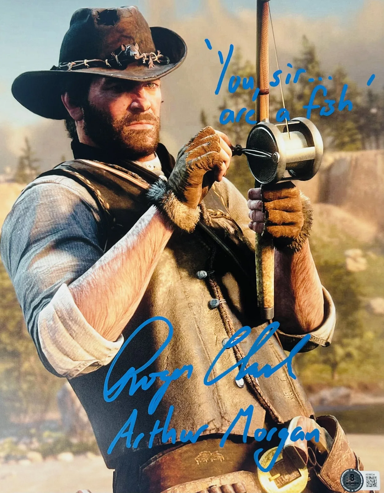 Roger Clark — Roger Clark signed 11x14 photo Red Dead Redemption Arthur Morgan autograph BAS 4