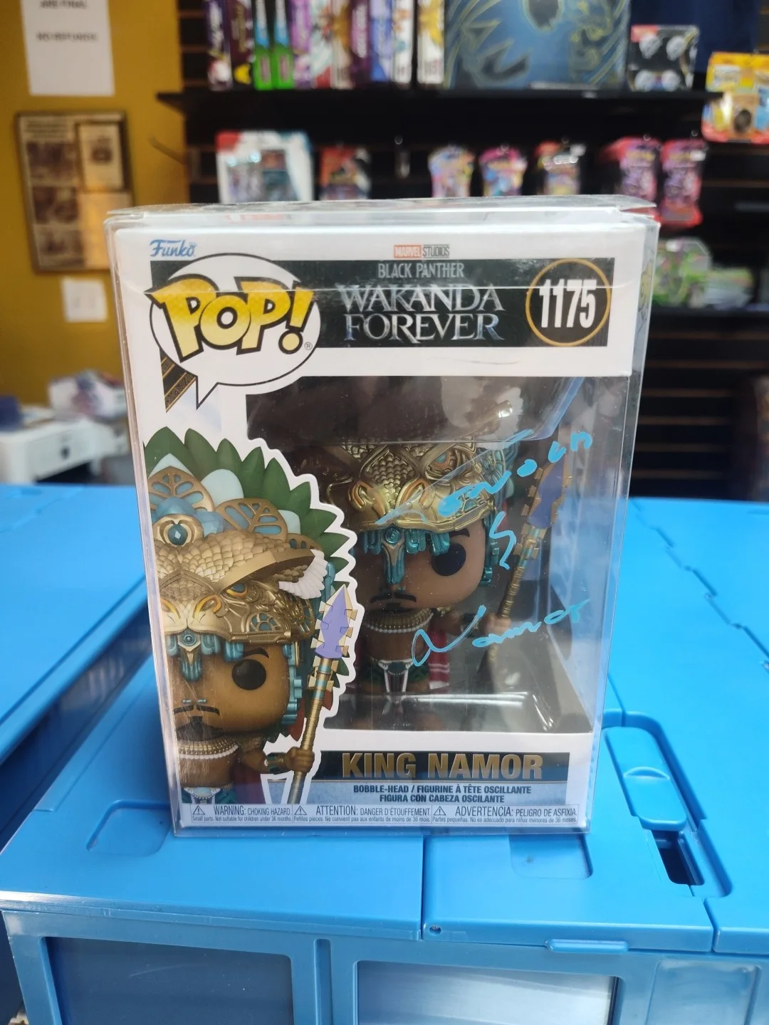 Tenoch Huerta — SWAU Authenticated Tenoch Huerta signed King Namor Funko #1175 w/Protector