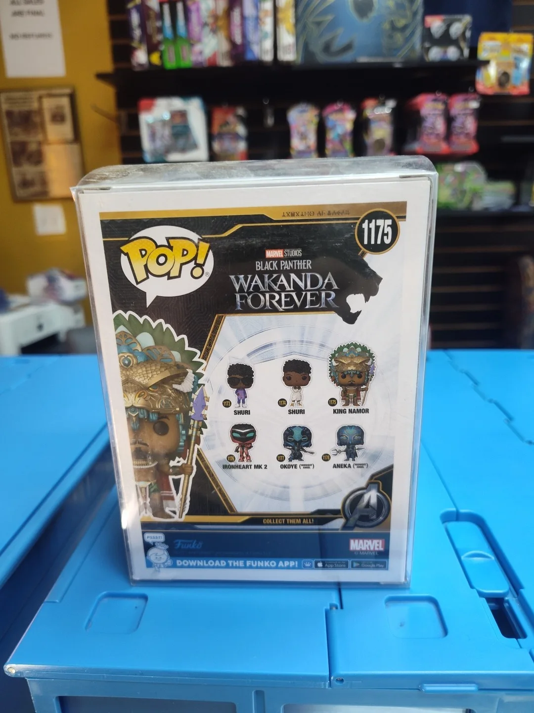 Tenoch Huerta — SWAU Authenticated Tenoch Huerta signed King Namor Funko #1175 w/Protector, изображение 3