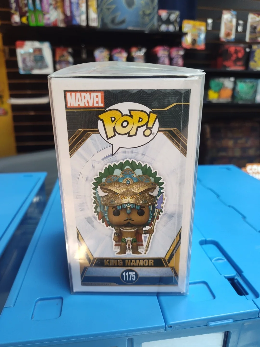 Tenoch Huerta — SWAU Authenticated Tenoch Huerta signed King Namor Funko #1175 w/Protector, изображение 4
