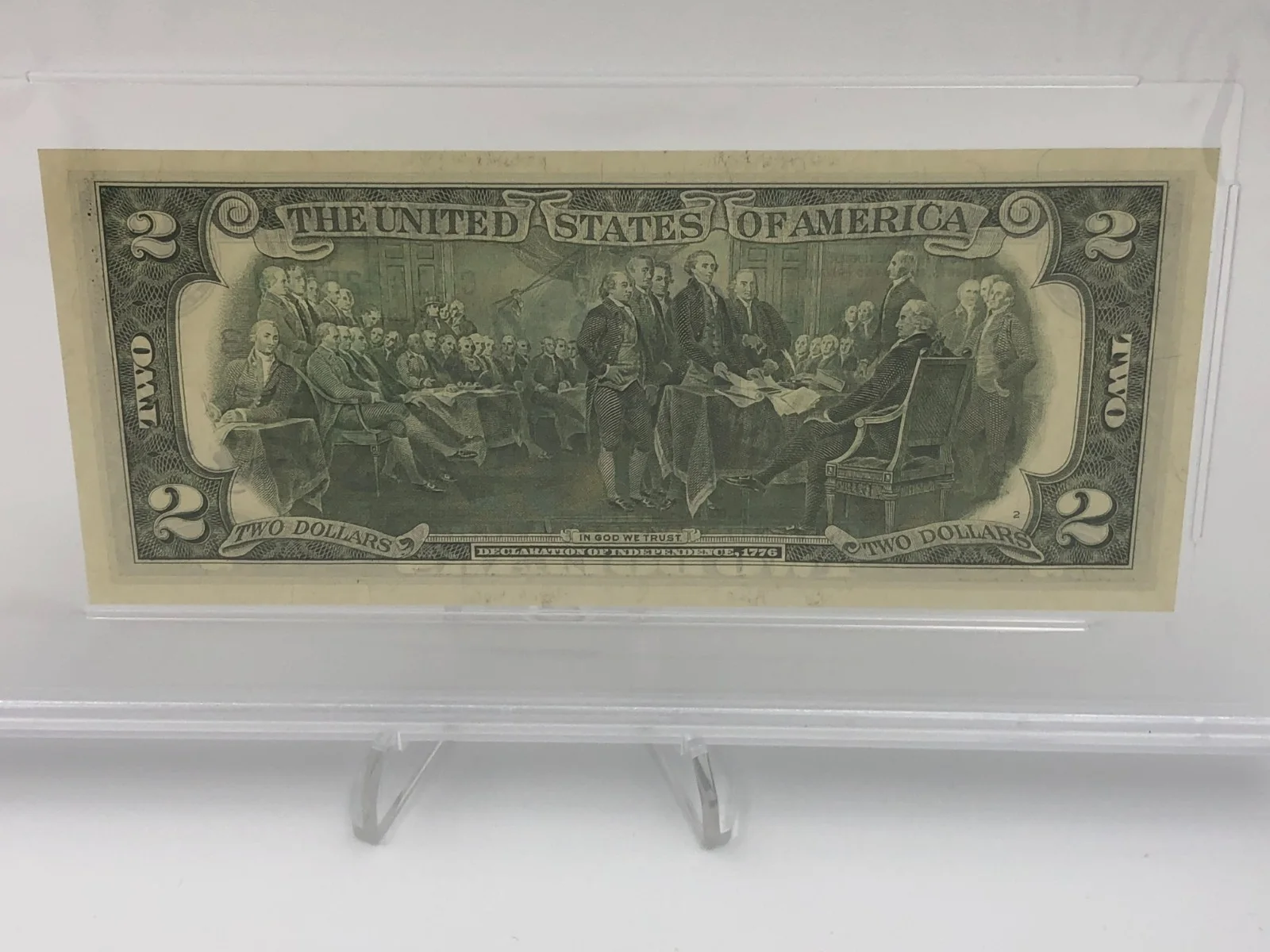 CHARLIE SHEEN AUTO Signed PSA AUTHENTIC Signed $2 BILL as BUD FOX in WALL STREET, изображение 4
