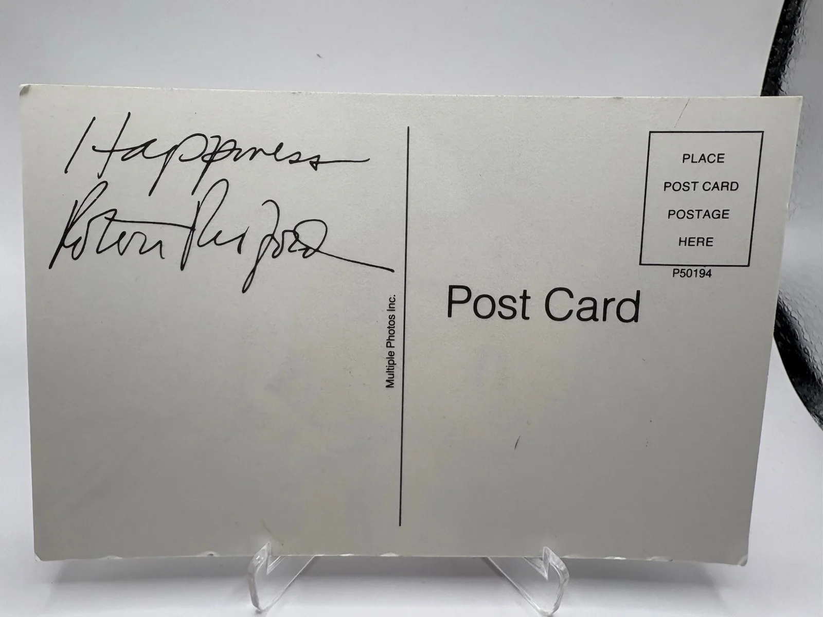 ROBERT REDFORD Signed Postcard Autograph, изображение 2