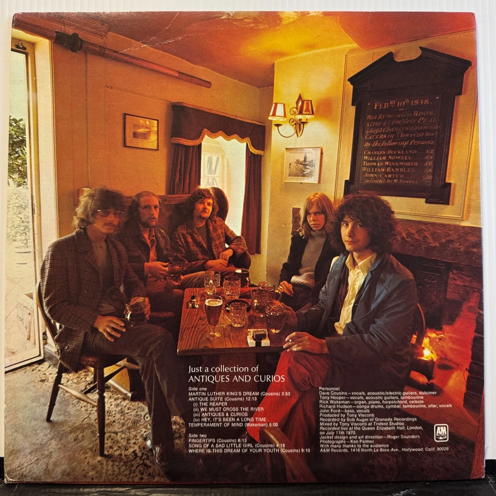 STRAWBS "Collection Antiques And Curios..." AUTOGRAPHED COUSINS & HOOPER vinyl!, image 2