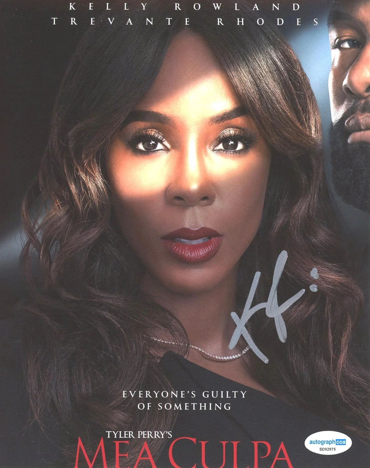 KELLY ROWLAND — Kelly Rowland signed "MEA CULPA" 8x10 Photo EXACT PROOF Destiny's Child ACOA COA, изображение 4