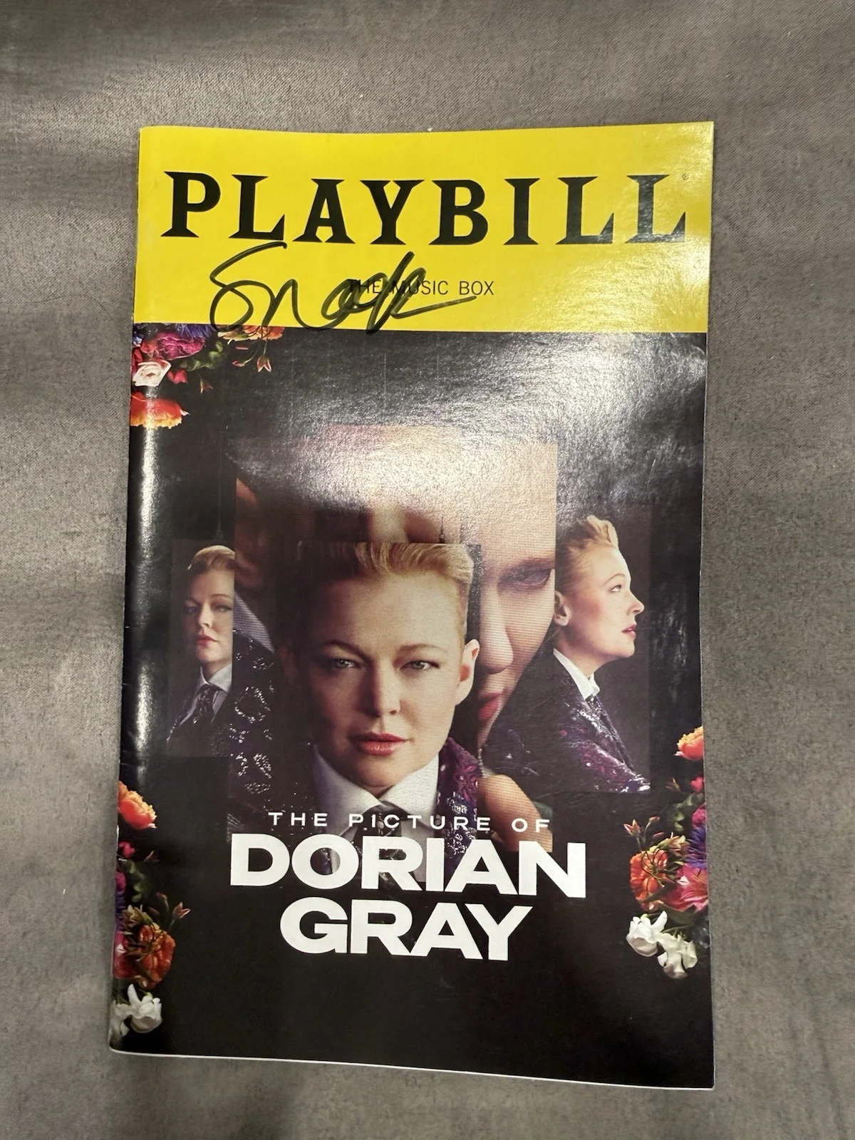Sarah Snook — Sarah Snook signed The Picture of Dorian Gray Signed Broadway Playbill