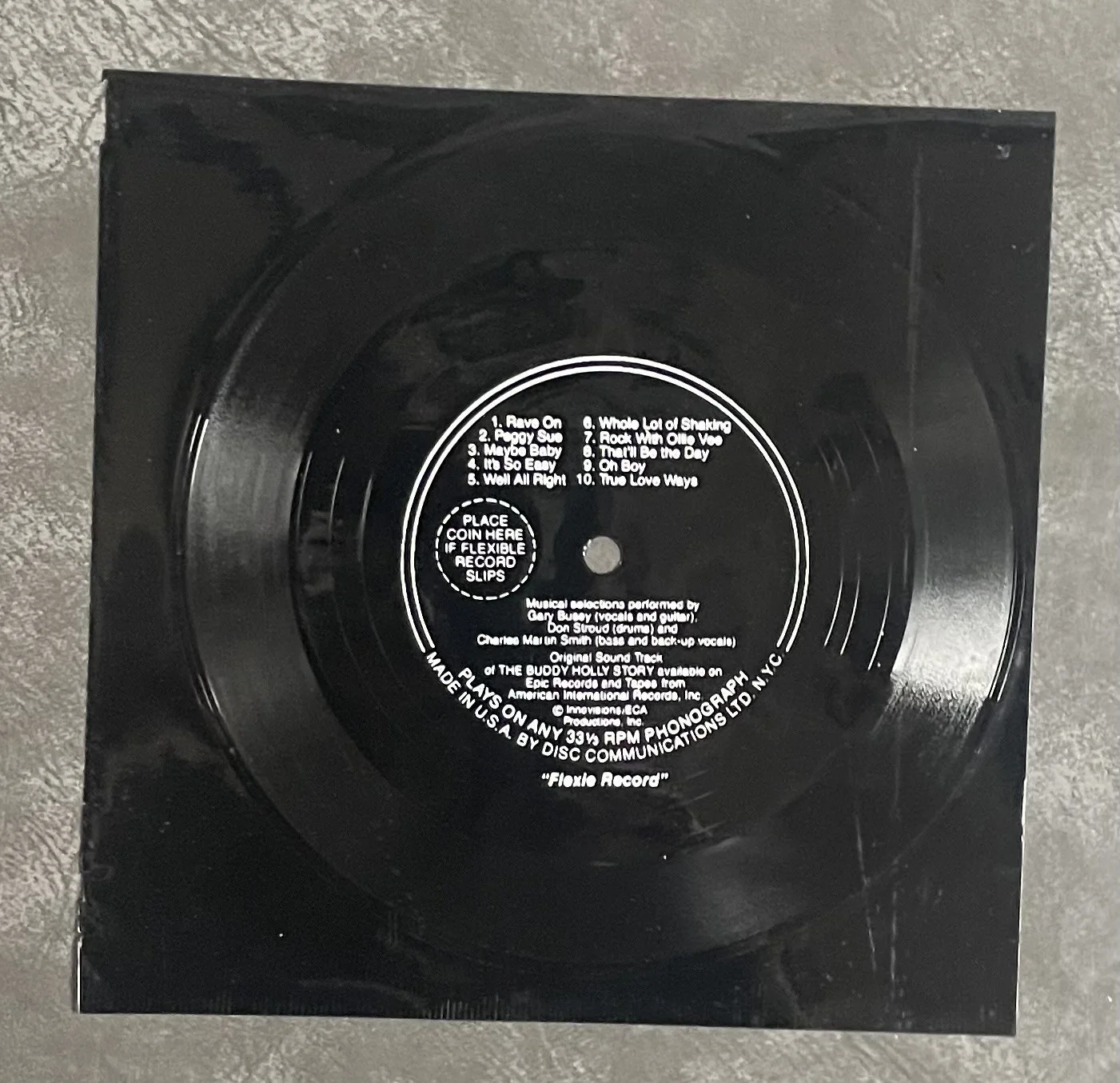 The Buddy Holly Story - Movie Film Programme 1978 - Gary Busey w/ Flexi-disc, image 5