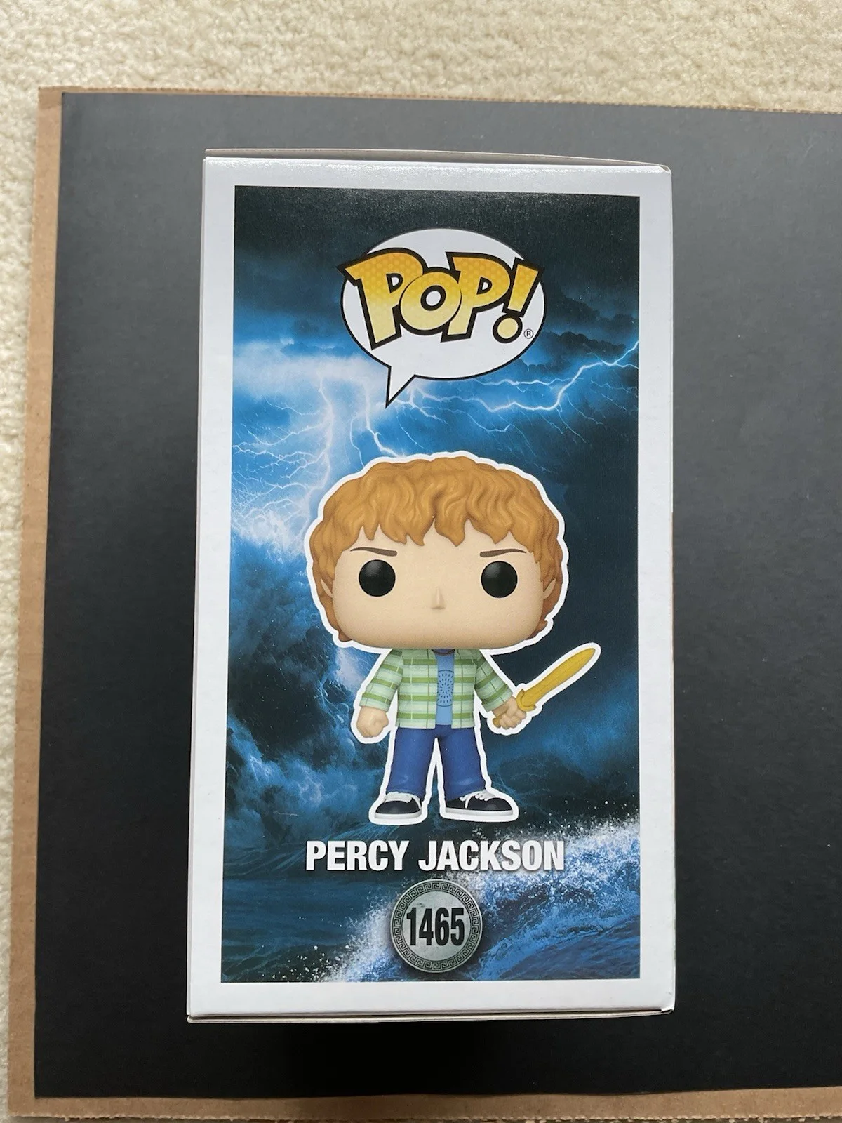 Walker Scobell — Walker Scobell signed Percy Jackson Funko Pop #1465 ACOA Disney Olympians auto, изображение 4