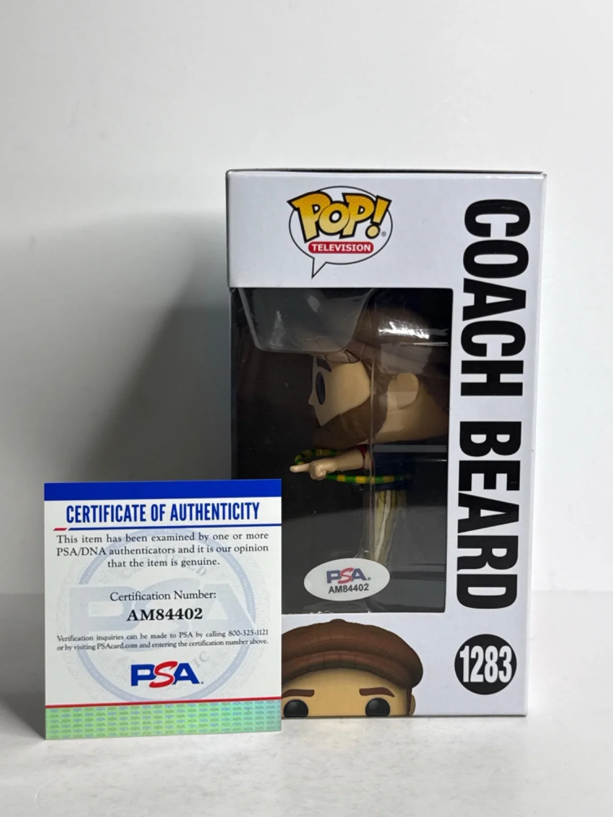 Brendan Hunt — Brendan Hunt Signed Ted Lasso Coach Beard Funko #1283 PSA AM84402, image 2