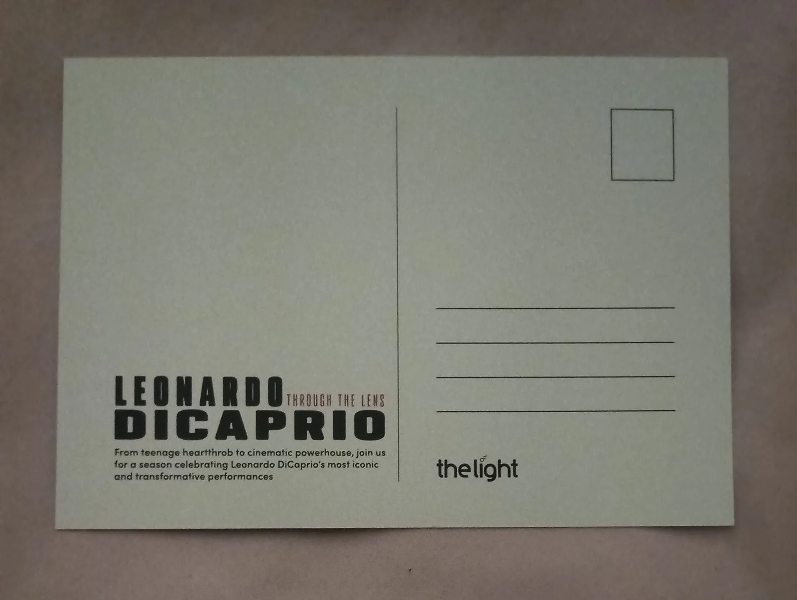 Leonardo DiCaprio Postcards, image 3