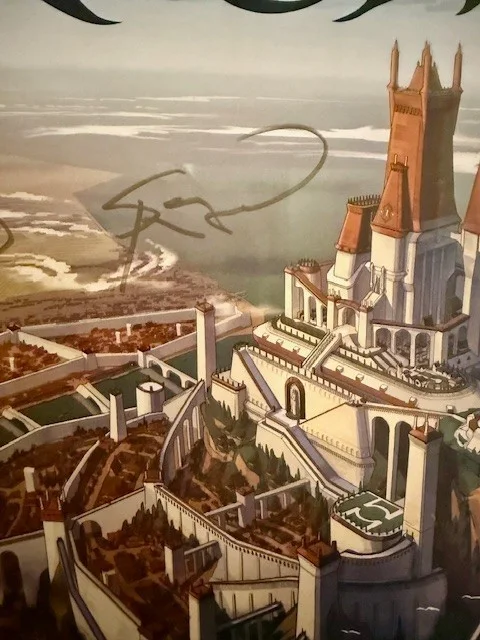 Entire Critical Role Cast — Critical Role Legend of Vox Machina Kickstarter SIGNED Poster - Custom Framed, image 2