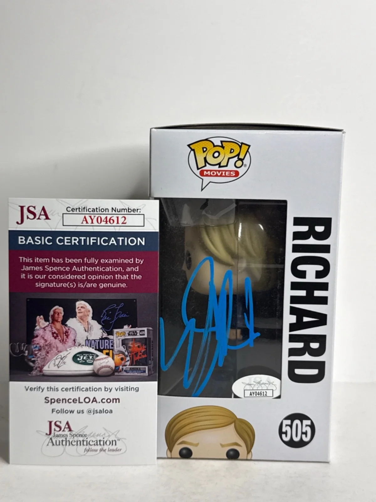 David Spade — David Spade Signed Tommy Boy Richard Funko #505 'Signature On The Side' JSA, image 2