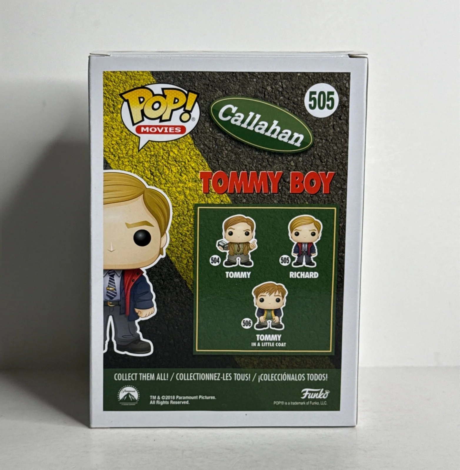 David Spade — David Spade Signed Tommy Boy Richard Funko #505 'Signature On The Side' JSA, image 3