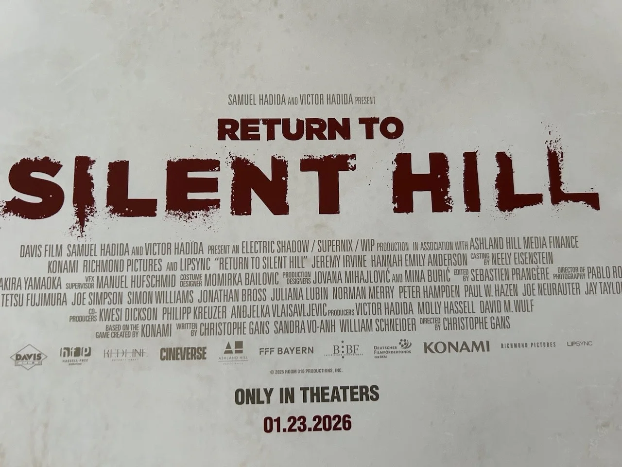 Poster Return to Silent Hill size 430mm x 640mm, image 2