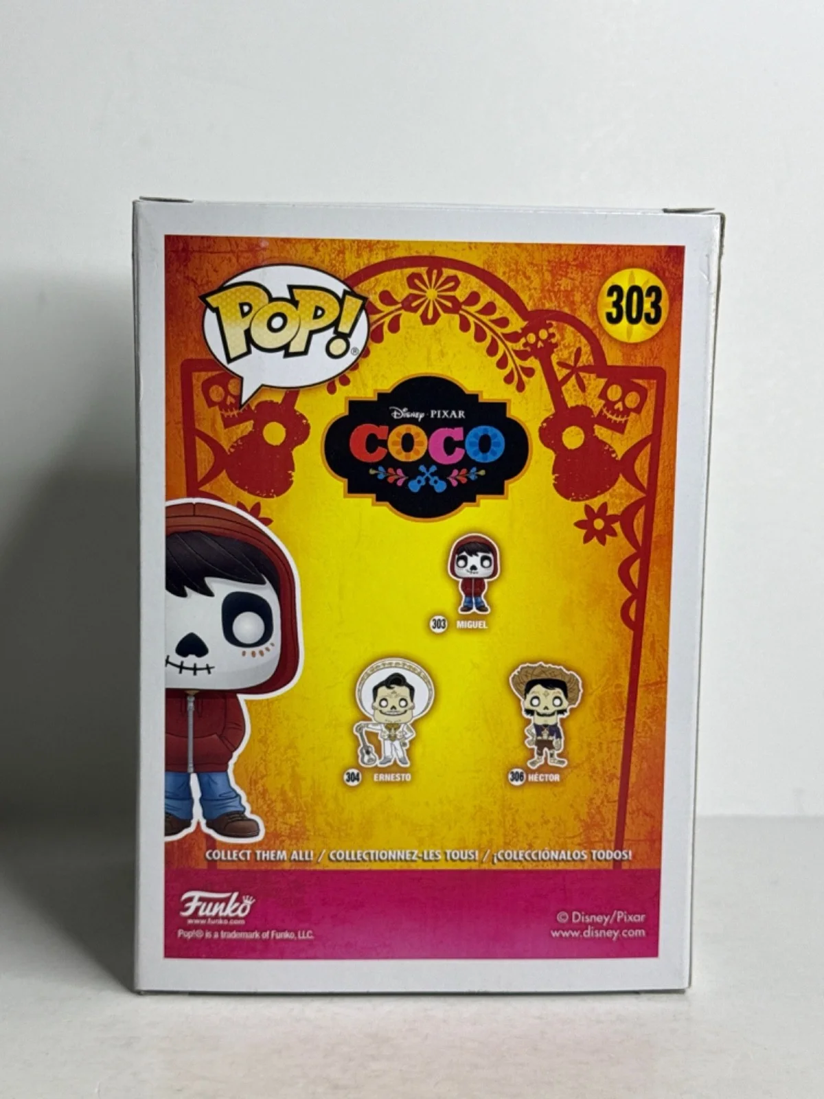 Anthony Gonzalez — Anthony Gonzalez Signed Disney Coco Miguel Funko #303 PSA 8A59595, изображение 3