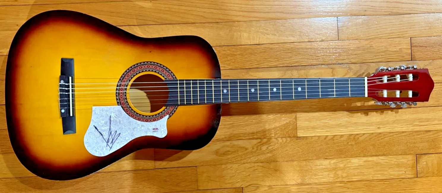 Chris Cornell — CHRIS CORNELL SIGNED AUTOGRAPHED ACOUSTIC GUITAR SOUNDGARDEN LIKE A STONE PSA C, image 2