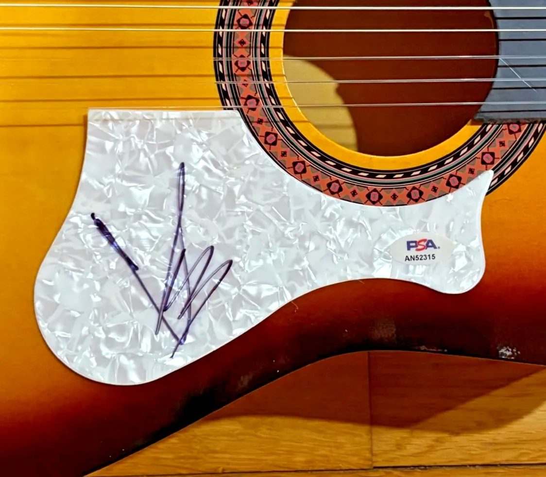 Chris Cornell — CHRIS CORNELL SIGNED AUTOGRAPHED ACOUSTIC GUITAR SOUNDGARDEN LIKE A STONE PSA C, image 3