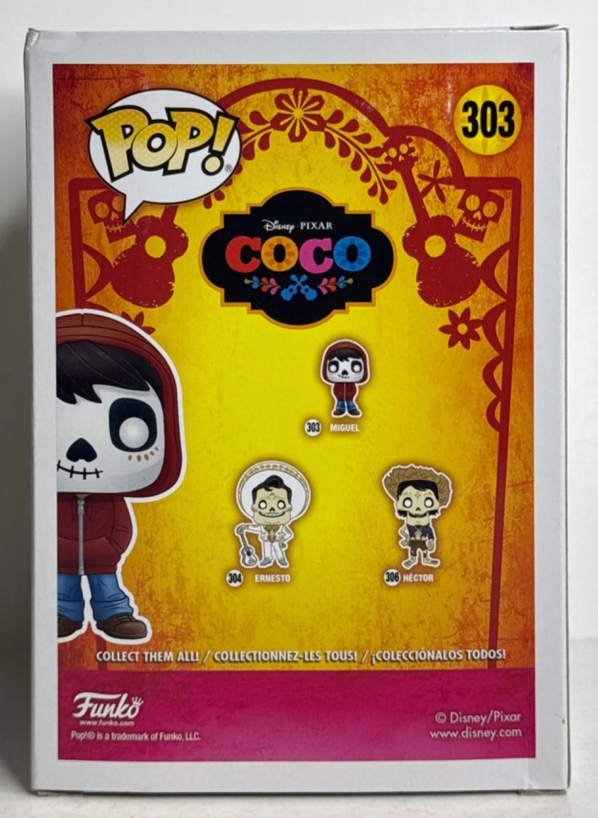 Anthony Gonzalez — Anthony Gonzalez Signed Disney Coco Miguel Funko #303 PSA 8A59602, изображение 3