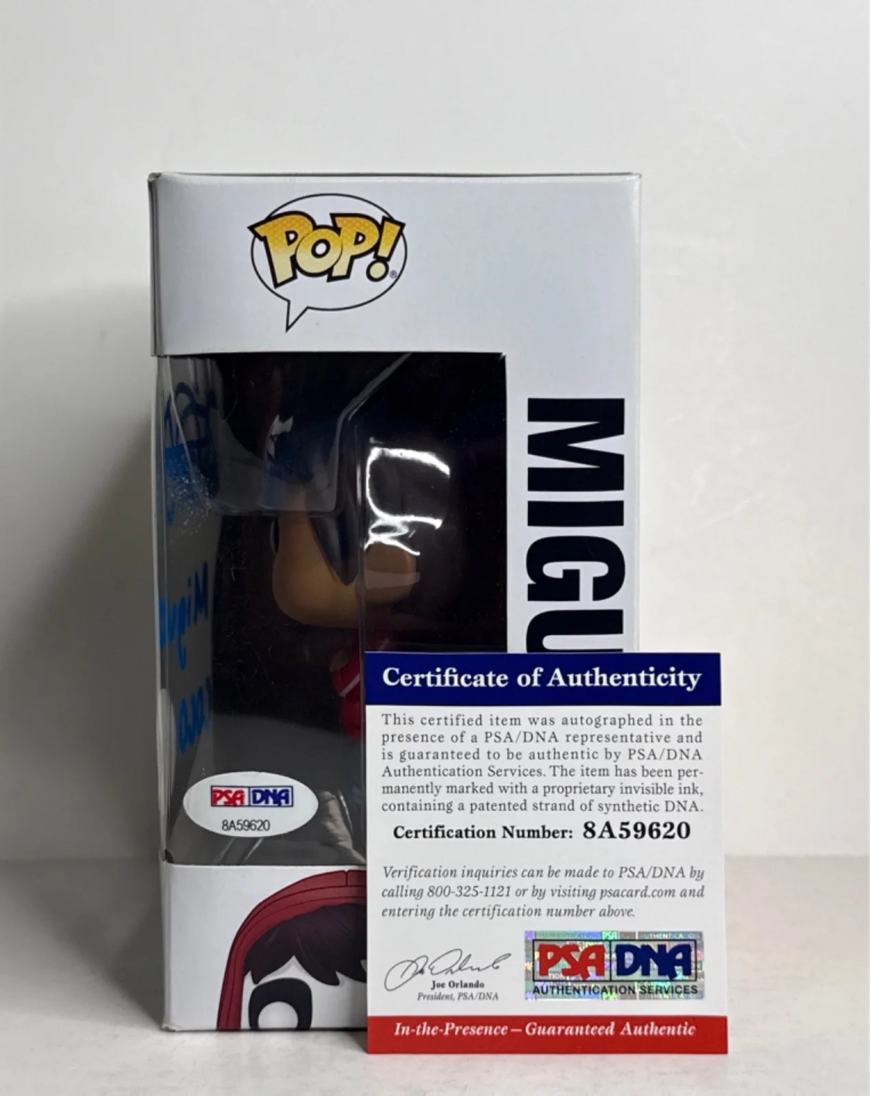 Anthony Gonzalez — Anthony Gonzalez Signed Disney Coco Miguel Chase Funko #303 PSA 8A59620, изображение 2