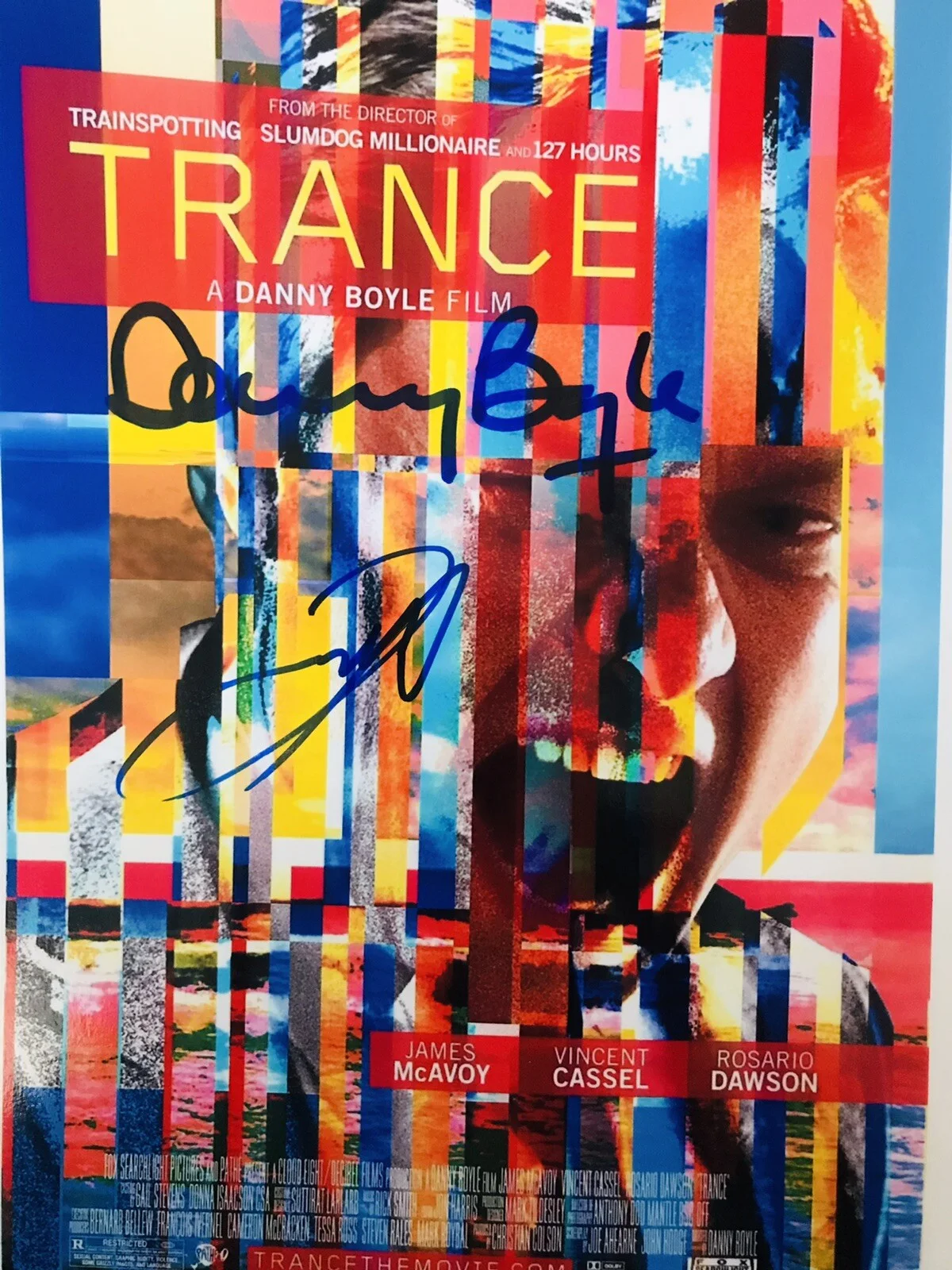 James McAvoy, Danny Boyle — James McAvoy & Director Danny Boyle Signed Trance 8x10 Photo, изображение 2