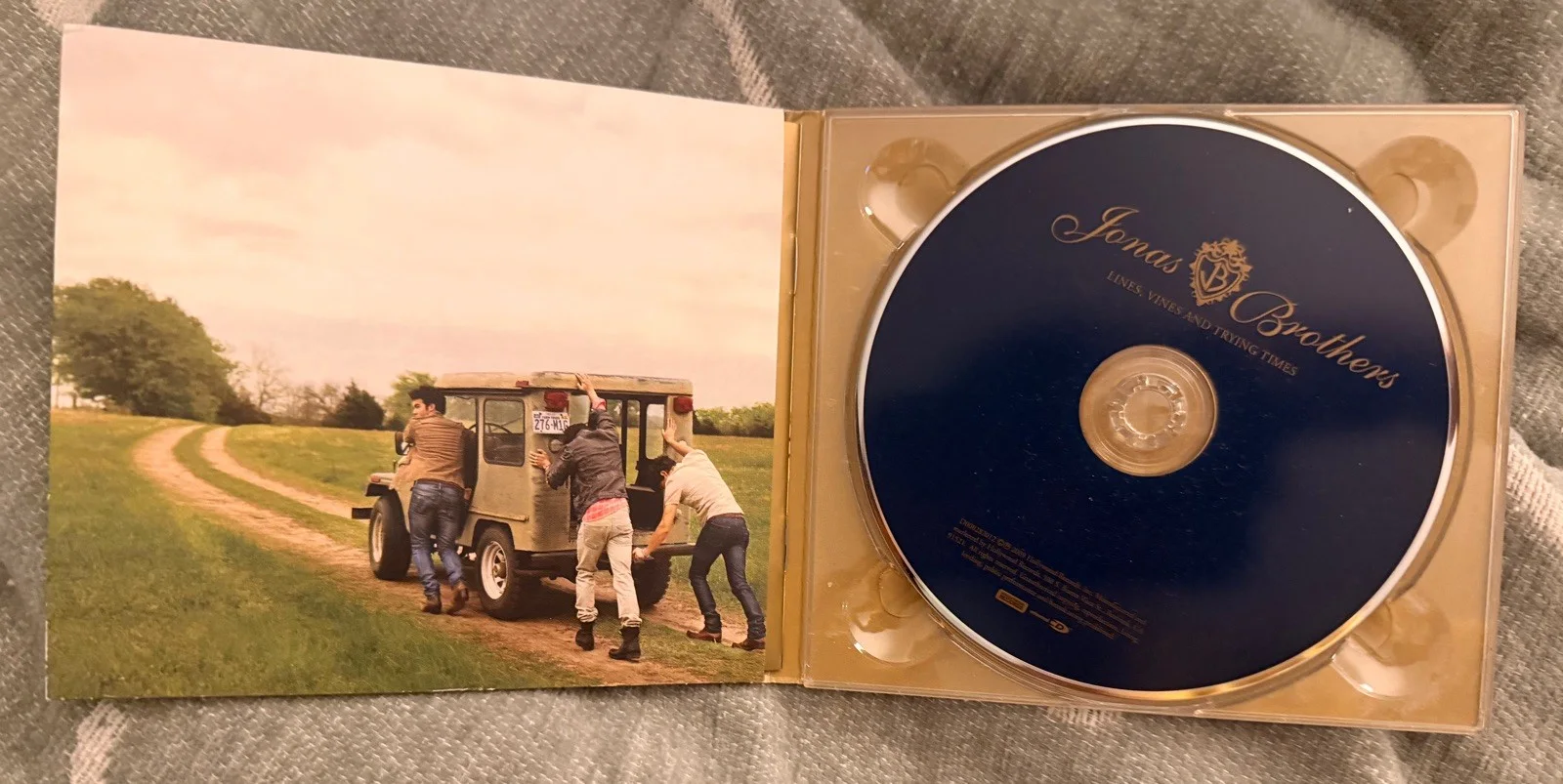 Jonas Brothers SIGNED “Lines, Vines & Trying Times” Full CD - AUTOGRAPHED 2009, изображение 3
