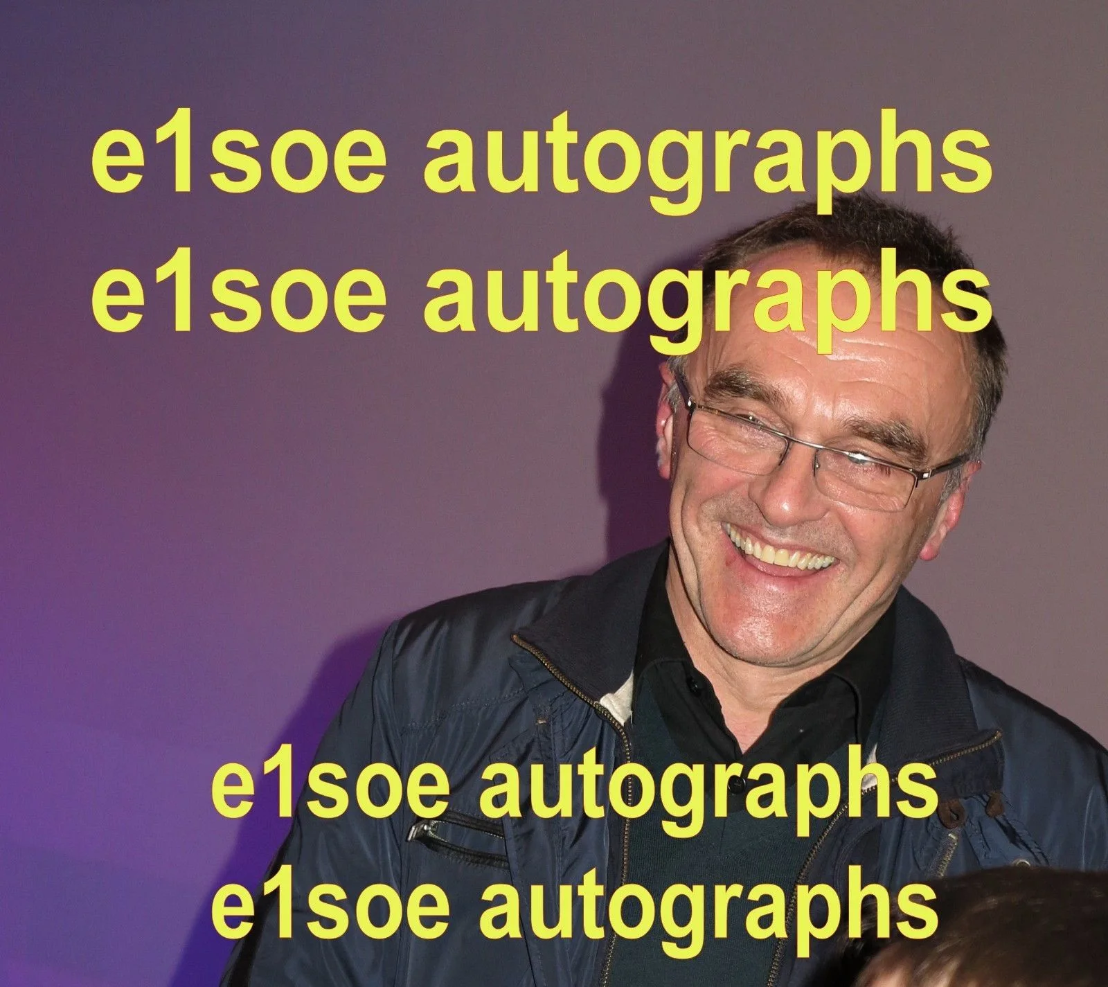 danny boyle — Director Danny Boyle signed 8x10 Photo. Proof. 28 Years, Trainspotting 2, image 3