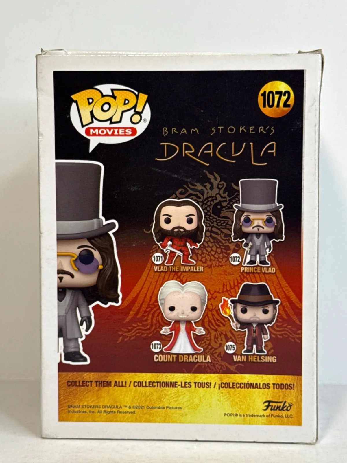 Gary Oldman — Gary Oldman Signed Dracula Prince Vlad Funko #1072 PSA AP87037, изображение 3