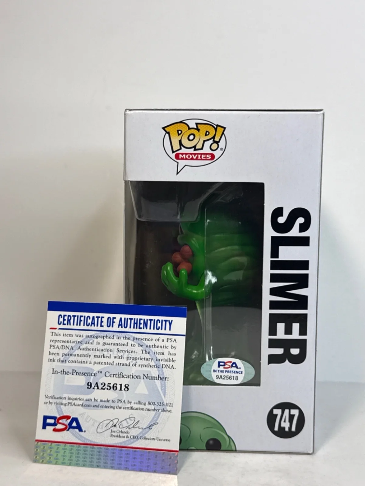 Mark Bryan Wilson — Mark Bryan Wilson Signed Ghostbusters Slime Funko #747 PSA 9A25618, image 2
