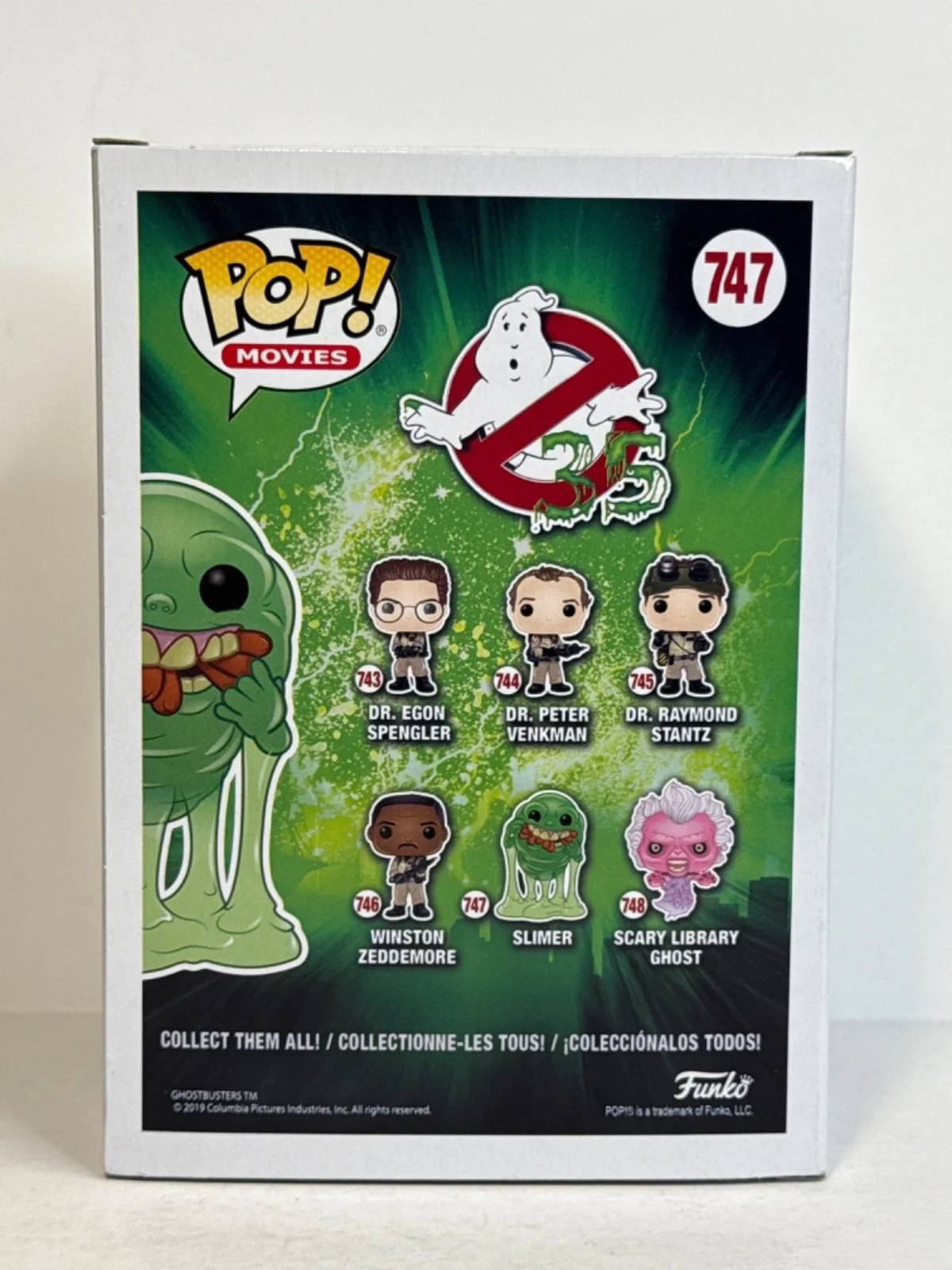 Mark Bryan Wilson — Mark Bryan Wilson Signed Ghostbusters Slime Funko #747 PSA 9A25618, image 3