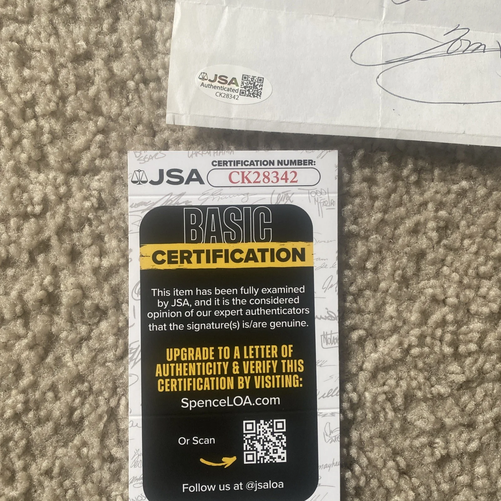 Tom Wolfe Signed Autographed Fan Letter D.2018 Author JSA Authenticated, image 3
