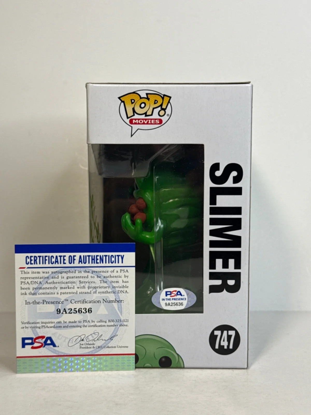 Mark Bryan Wilson — Mark Bryan Wilson Signed Ghostbusters Slime Funko #747 PSA 9A25636, image 2
