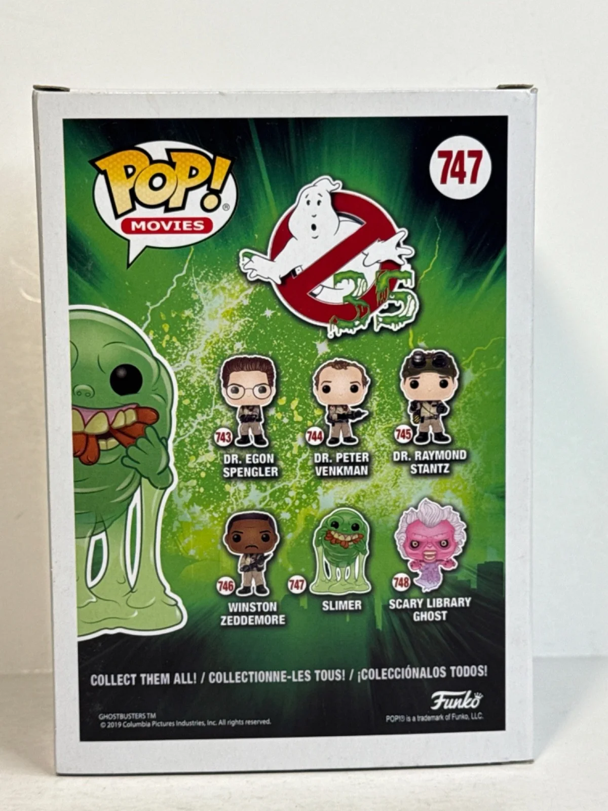 Mark Bryan Wilson — Mark Bryan Wilson Signed Ghostbusters Slime Funko #747 PSA 9A25636, image 3