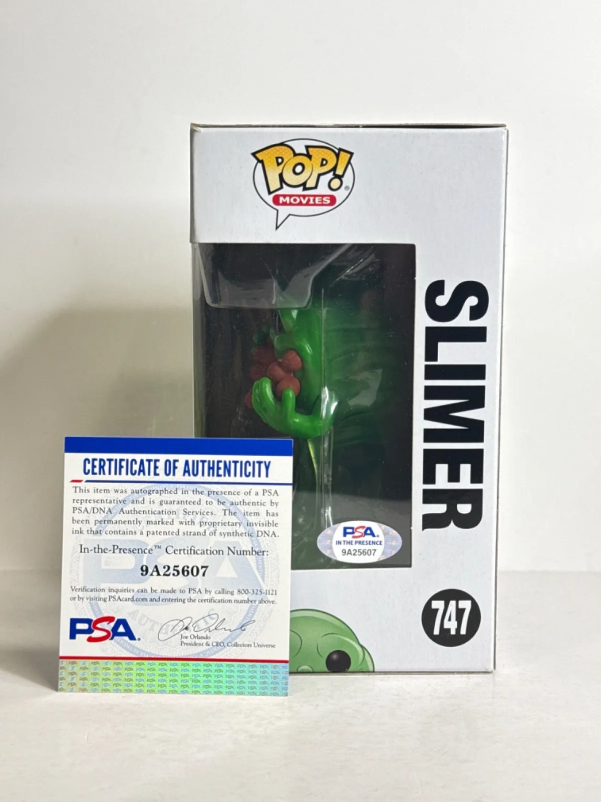 Mark Bryan Wilson — Mark Bryan Wilson Signed Ghostbusters Slime Funko #747 PSA 9A25607, image 2