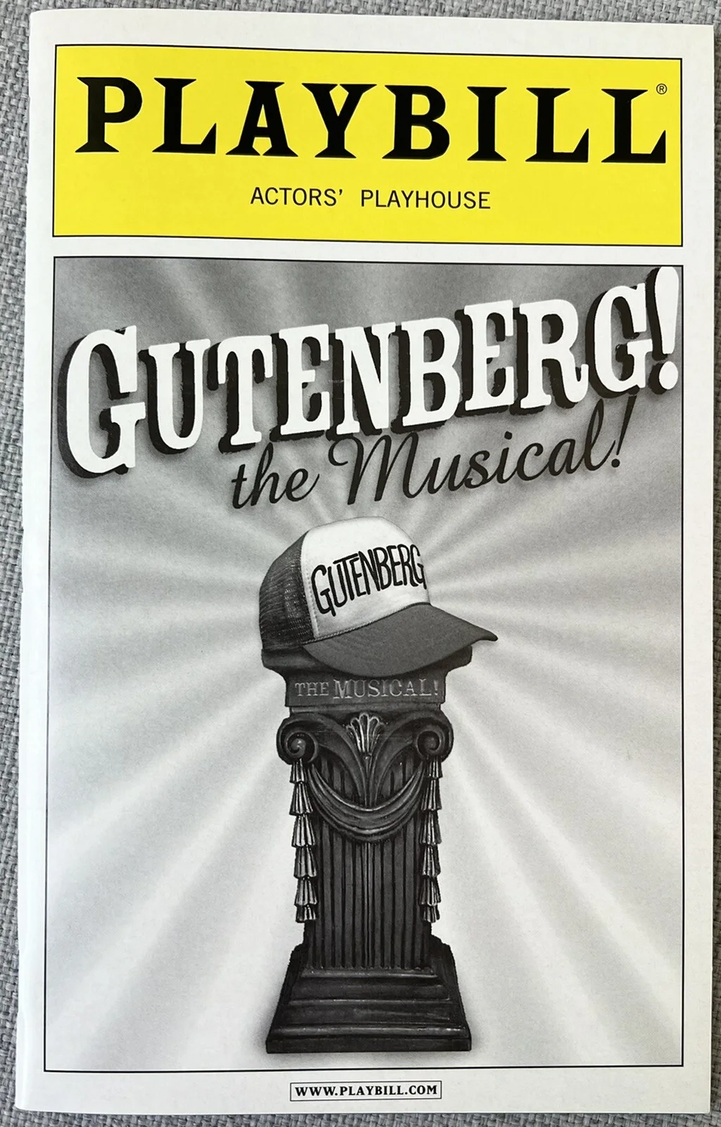 Gutenberg! The Musical! Signed IP Playbill - Darren Goldstein David Turner, изображение 2