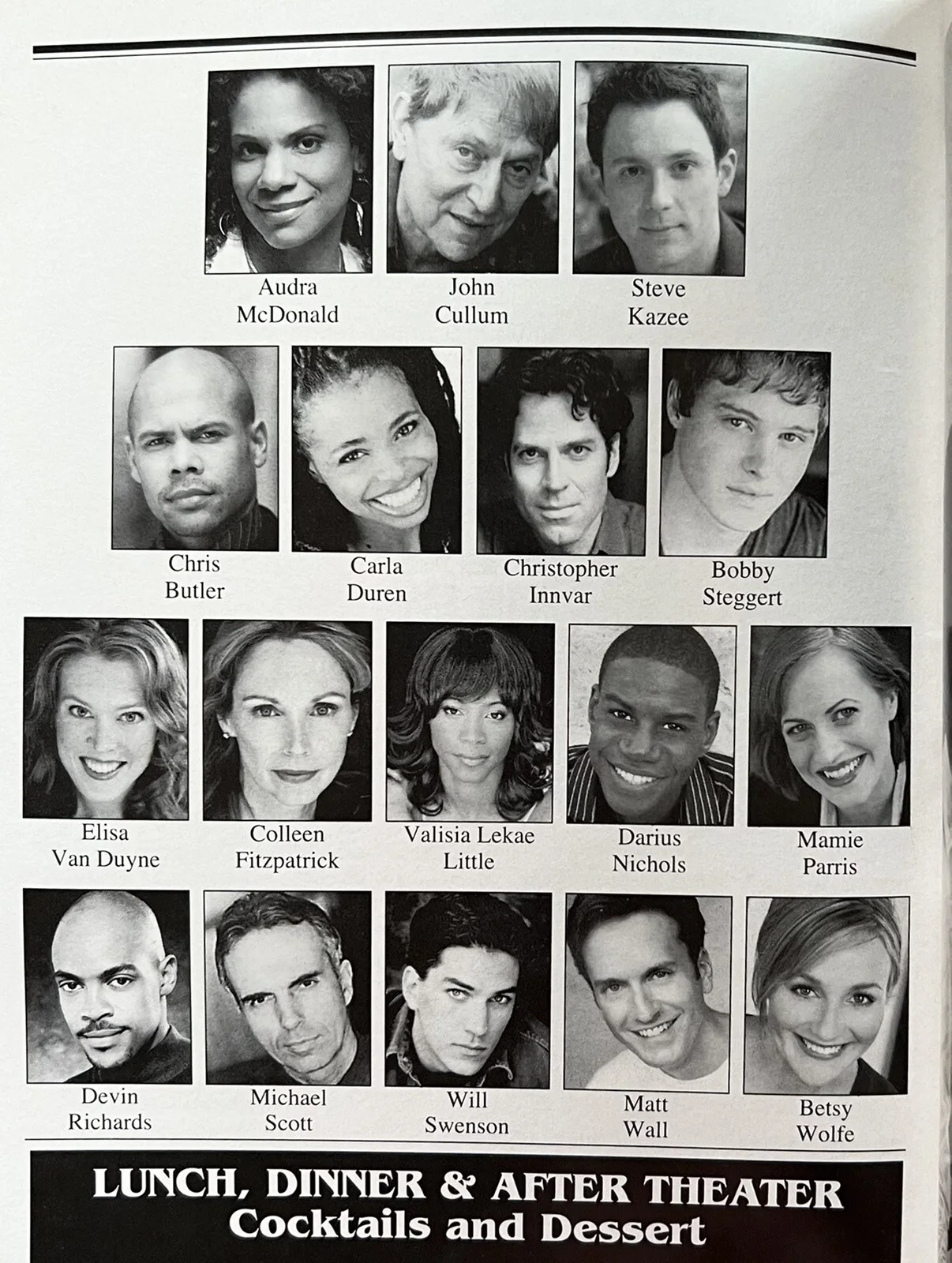 Audra McDonald — 110 in the Shade Signed IP Playbill Audra McDonald John Cullum Steve Kazee, изображение 2