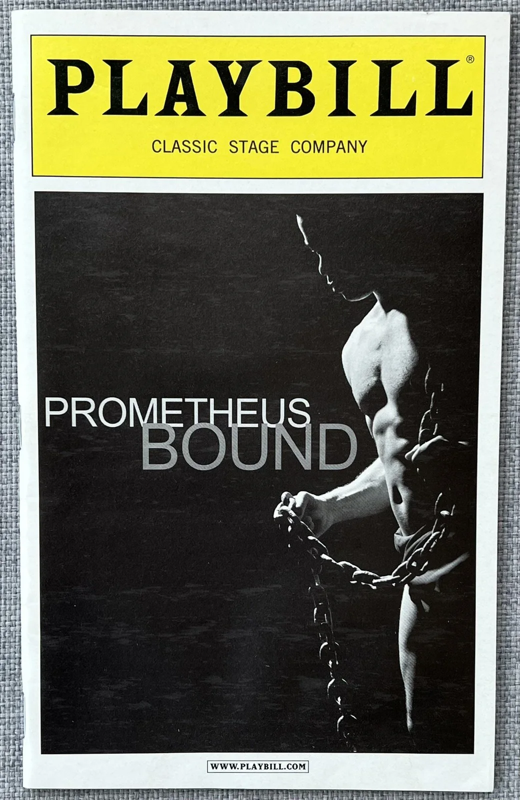 Prometheus Bound Signed Playbill David Oyelowo Julie McNiven George Bartenieff, изображение 2